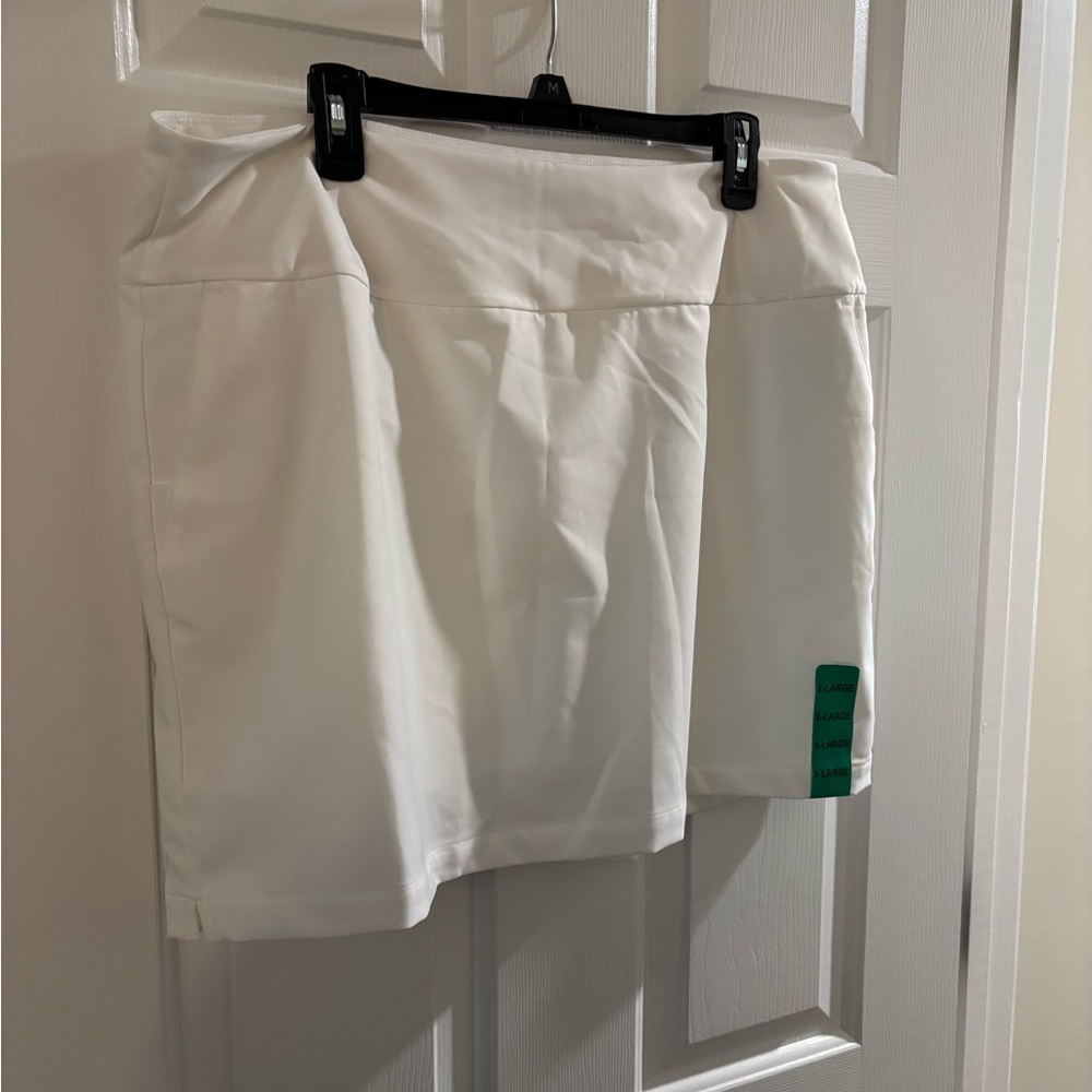 adidas White Skirt